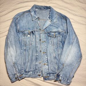 Denim Forum Women Vintage Medium Lightblue Jean Jacket